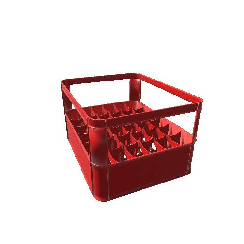 Plastic Crate Red